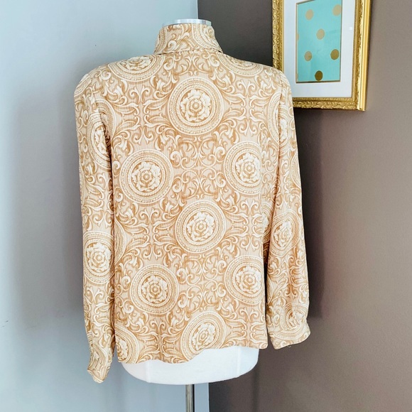 Vintage Valentino Blouse Size 12 - Picture 3 of 4